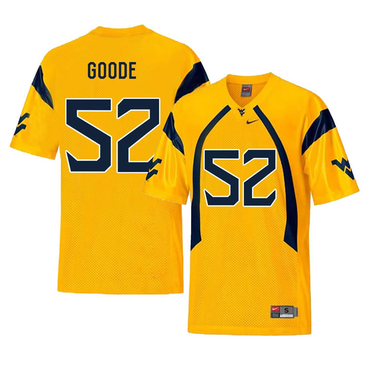 West Virginia Mountaineers 52 Najee Goode Gold College Football Jersey Dzhi,We sell and wholesale West Virginia Mountaineers 52 Najee Goode Gold College Football Jersey Dzhi on line form chian!
